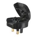 PowerConnections Mains Connector Converter USA China Japan to UK Type G Plug 10A ACP/BK
