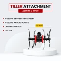 Buy Balwaan 28mm S Type Tiller Attachment Black | Best Price