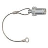 LEMO 2T Male Cable Seal IP68 Rated with Chrome Finish Brass