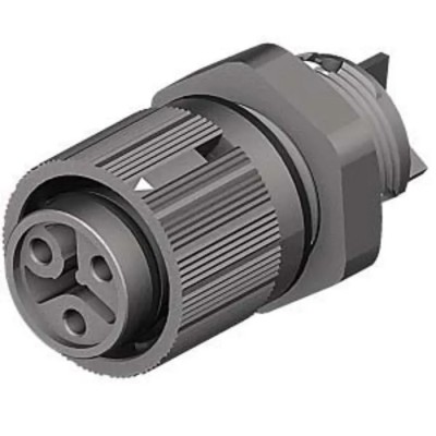 Wieland RST MINI Series Panel Mount Mini Connector Female Screw 3-Pole 16A 400V IP69 IP68 IP66 46.031.5053.1