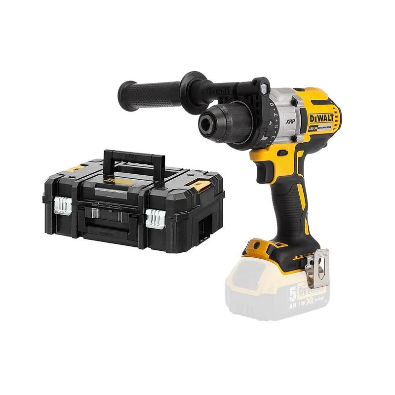 DeWALT XR XRP Brushless Cordless Drill Driver 820 W 18 V 13 mm Keyless Chuck 95 Nm DCD991NT-XJ