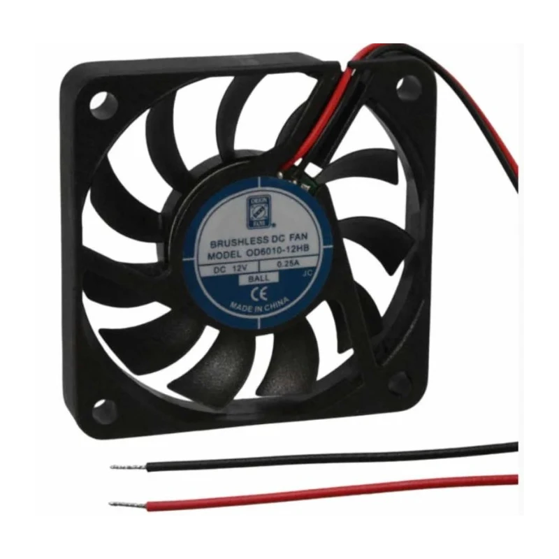 RS PRO DC Axial Fan 12V DC, 3 W, 35.7 m³/h Air Flow, 4600 RPM, IP55, 60 x 60 x 10.45 mm IP55
