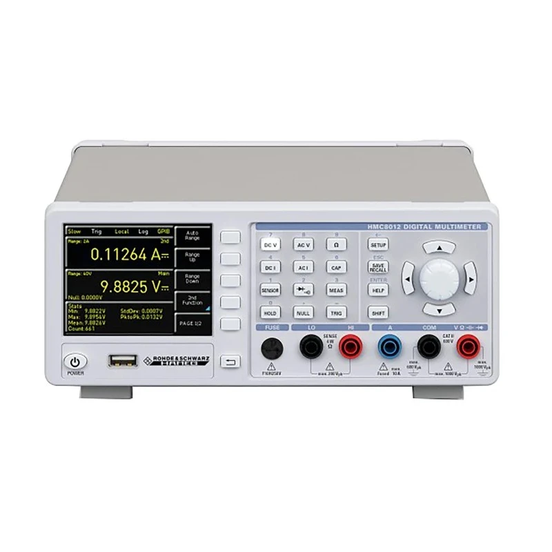 Rohde & Schwarz Bench Multimeter True RMS 10 A AC, 10 A DC, 750 V AC HMC8012