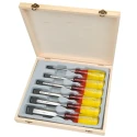 Irwin 6 Piece Steel Bevel Edge Chisel Set 75 mm Blade Width TM373S6