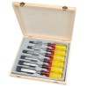 Irwin 6 Piece Steel Bevel Edge Chisel Set 75 mm Blade Width TM373S6