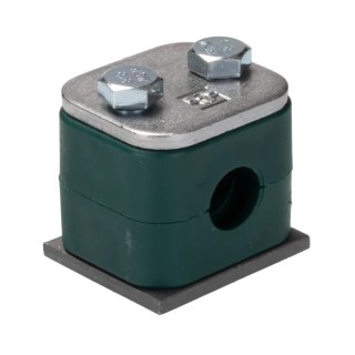 RS PRO Polypropylene Tube Clamp for 12 mm OD Tube, Operating Temperature -30°C to 90°C 145-9759