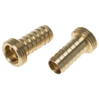 RS PRO Brass Hose Connector 0.5 in ID, 25 bar, 1/2 in BSP Male Threaded Connection 146-3051