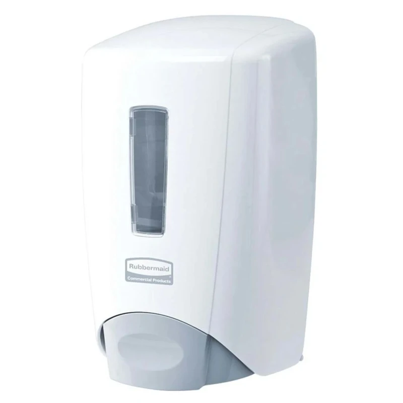 Rubbermaid Commercial Products Wall Mounted Soap Dispenser 500ml Manual Plastic White ADA Compliant 3486589