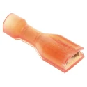 TE Connectivity Ultra-Fast .187 Red Insulated Female Spade Connector, Crimp, 4.75 x 0.51 mm Tab Size 22 AWG to 18 2-520182-2