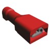 TE Connectivity Ultra-Fast .110 Red Insulated Female Spade Connector, Crimp Termination, 2.79 x 0.8 mm Tab Size 2-520273-2