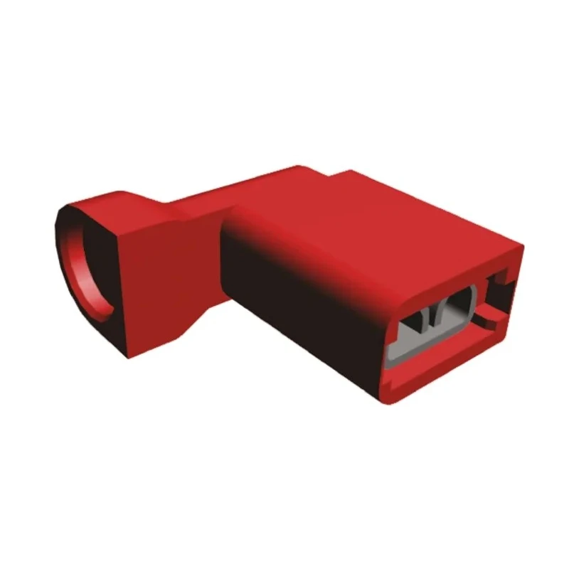 TE Connectivity Ultra-Fast .187 Red Insulated Female Spade Connector, Crimp, 4.75 x 0.51 mm Tab Size 22 AWG to 18 2-520335-2