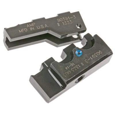TE Connectivity Tetra-Crimp Crimp Die Set Black, Insulated, Coaxial Type 90391-3