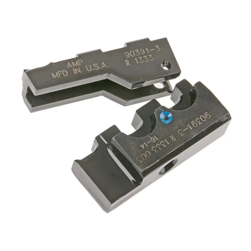 TE Connectivity Tetra-Crimp Crimp Die Set Black, Insulated, Coaxial Type 90391-3