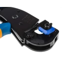 TE Connectivity Premium Grade Tetra-Crimp Hand Crimping Tool Frame Ergonomic Handle Adjustable Ratchet ISO 9001 58078-3