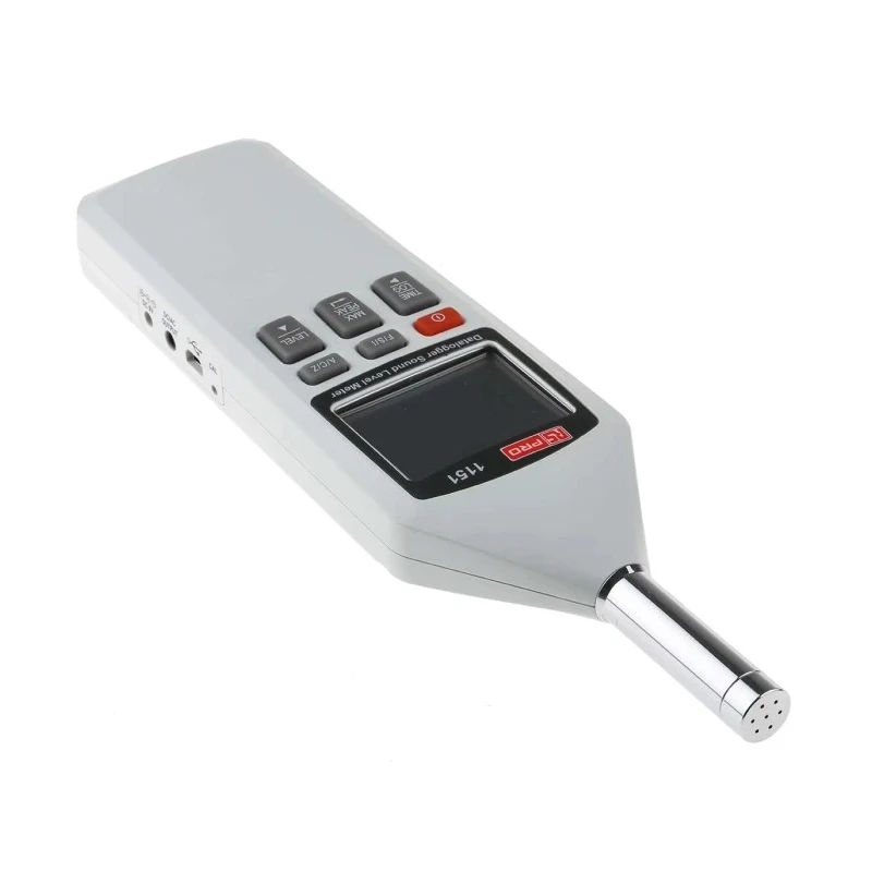 RS PRO Data Logging Sound Level Meter 30 dB to 130 dB 8 kHz Max 146-4651
