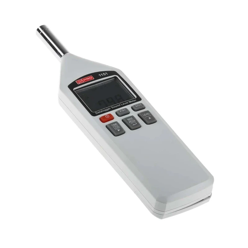 RS PRO Data Logging Sound Level Meter 30 dB to 130 dB 8 kHz Max 146-4651