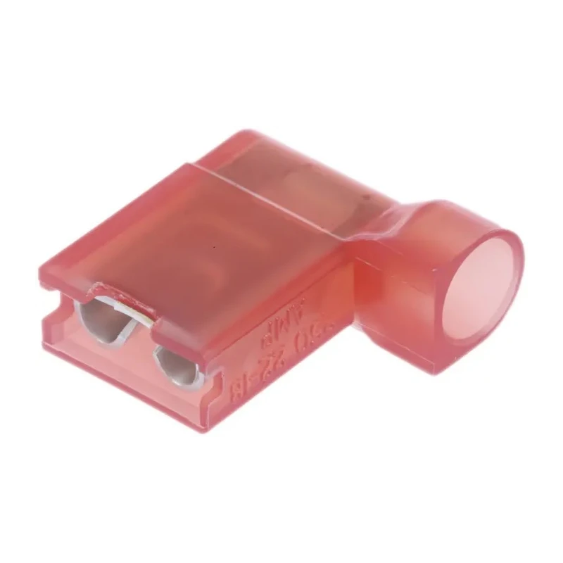 TE Connectivity Ultra-Fast .250 Red Insulated Female Spade Connector, Crimp, 6.35 x 0.81 mm Tab Size 22 AWG to 18 2-520129-2