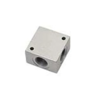 Legris 1 Outlet Manifold Female G Anodised Aluminium Pneumatic Manifold Fitting 3312 00 21