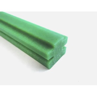 RS PRO Green GR1 Profile 10B Chain Guide 2m x 20mm x 15mm 146-5482