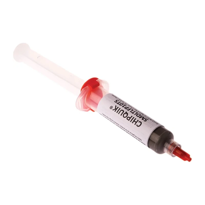 CHIPQUIK Lead Free Solder Paste, 35 g Syringe, J-STD-006C, J-STD-004B, RoHS Compliant SMDLTLFP10T5