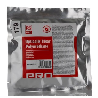 RS PRO Transparent Potting Compound Polyurethane Resin 250 g Optically Clear, Low Viscosity, Cure Time 24 h 146-6593