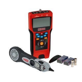 RS PRO Network Cable Tester with F Type, RJ45, RJ12 Connectors 0-50°C Operating Temperature Model 2670 146-6833
