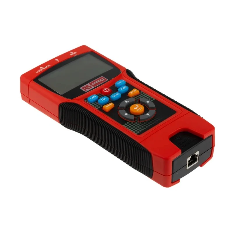 RS PRO Network Cable Tester with F Type, RJ45, RJ12 Connectors 0-50°C Operating Temperature Model 2670 146-6833