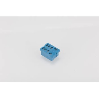 Finder 8 Way 250V AC DIN Rail Relay Socket Screw Terminal for Use with 56.32 Series 96 96.12SMA