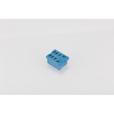 Finder 8 Way 250V AC DIN Rail Relay Socket Screw Terminal for Use with 56.32 Series 96 96.12SMA