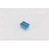 Finder 8 Way 250V AC DIN Rail Relay Socket Screw Terminal for Use with 56.32 Series 96 96.12SMA