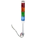 Schneider Electric Harmony XVM Series 4-Light Signal Tower Buzzer 24V AC/DC Base Mount XVMB2RAGBSSB