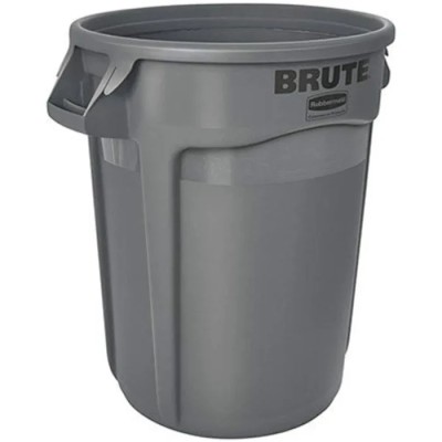 Rubbermaid Commercial Products Polyethylene Waste Bin 167L Grey FG264360GRAY