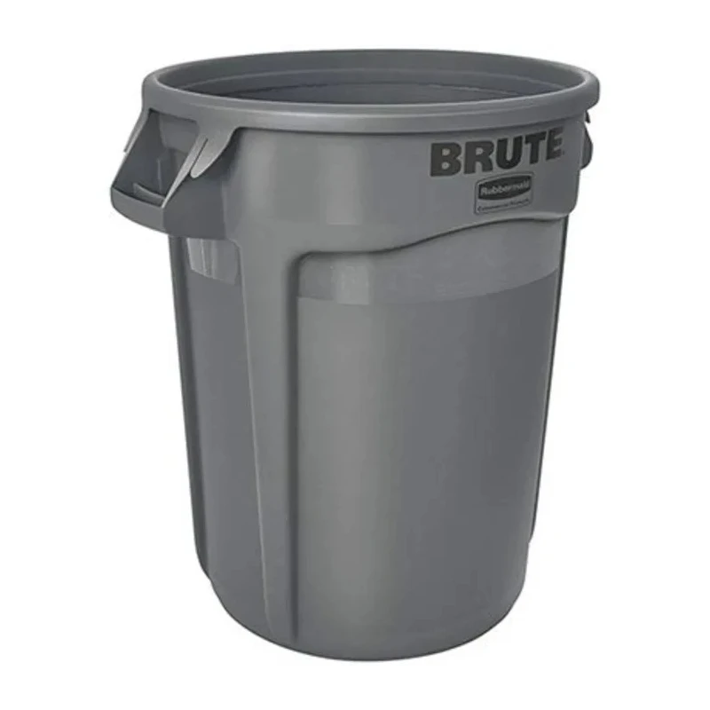 Rubbermaid Commercial Products Polyethylene Waste Bin 167L Grey FG264360GRAY