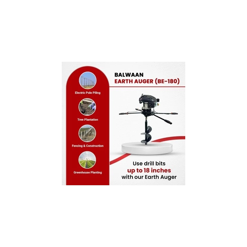 Shop Balwaan BE-180 Earth Auger 173cc at Lowest Prices