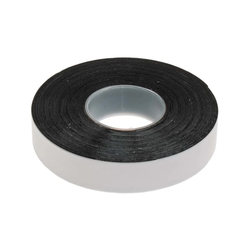 RS PRO Black Self-Amalgamating Tape 19mm Width x 10m Length Polyethylene Backing 0.5mm Thickness 146-9000