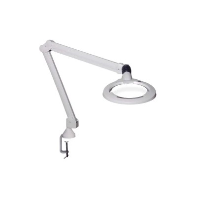 Luxo LED Magnifying Lamp with Table Clamp, 5dpt Magnification, 165 mm Lens Diameter, 10W LED Lamp, 50V CIL027984