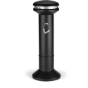 Rubbermaid Commercial Products Ultra High Capacity Black Stainless Steel Base Cigarette Bin 485mm x 1.02m x 480mm FG9W3400BLA
