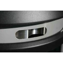 Rubbermaid Commercial Products Ultra High Capacity Black Stainless Steel Base Cigarette Bin 485mm x 1.02m x 480mm FG9W3400BLA