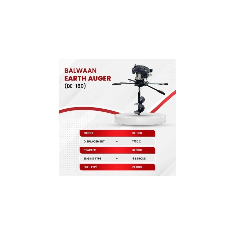 Shop Balwaan BE-180 Earth Auger 173cc at Lowest Prices