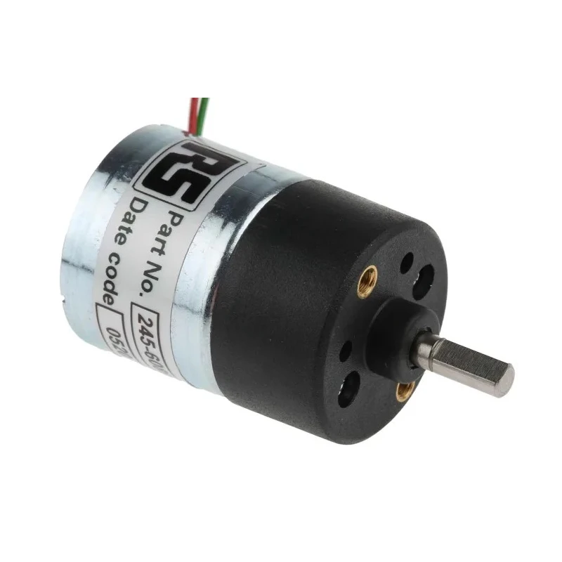 RS PRO Geared DC Geared Motor, 12V dc, 2.5 Ncm Torque, 80rpm, 4 mm Shaft Diameter 1271-12-21