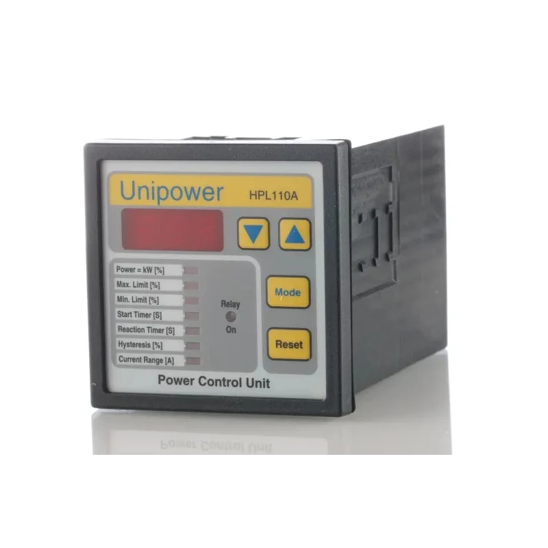 Unipower 8A HPL Series Motor Load Monitor, 120V ac / 575V ac, IP54, Operating -15°C to 50°C HPL110A.415