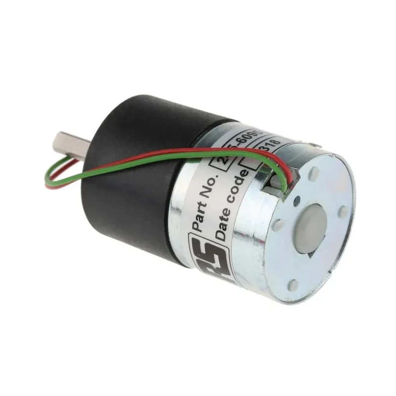 RS PRO 12V DC Geared Motor 3.8 Ncm Torque 40 RPM 4 mm Shaft Diameter 1271-12-43