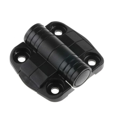 Southco Black Butt Hinge with Fixed Pin, Screw Fixing, 52 mm Length x 57 mm Width x 10.4 mm Thickness C6-0
