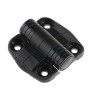 Southco Black Butt Hinge with Fixed Pin, Screw Fixing, 52 mm Length x 57 mm Width x 10.4 mm Thickness C6-0