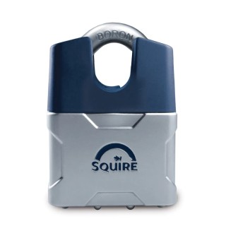 Squire Keyed Steel Weatherproof Padlock 8 mm Shackle Diameter, 48 mm Width RS VULCAN P4 45CS