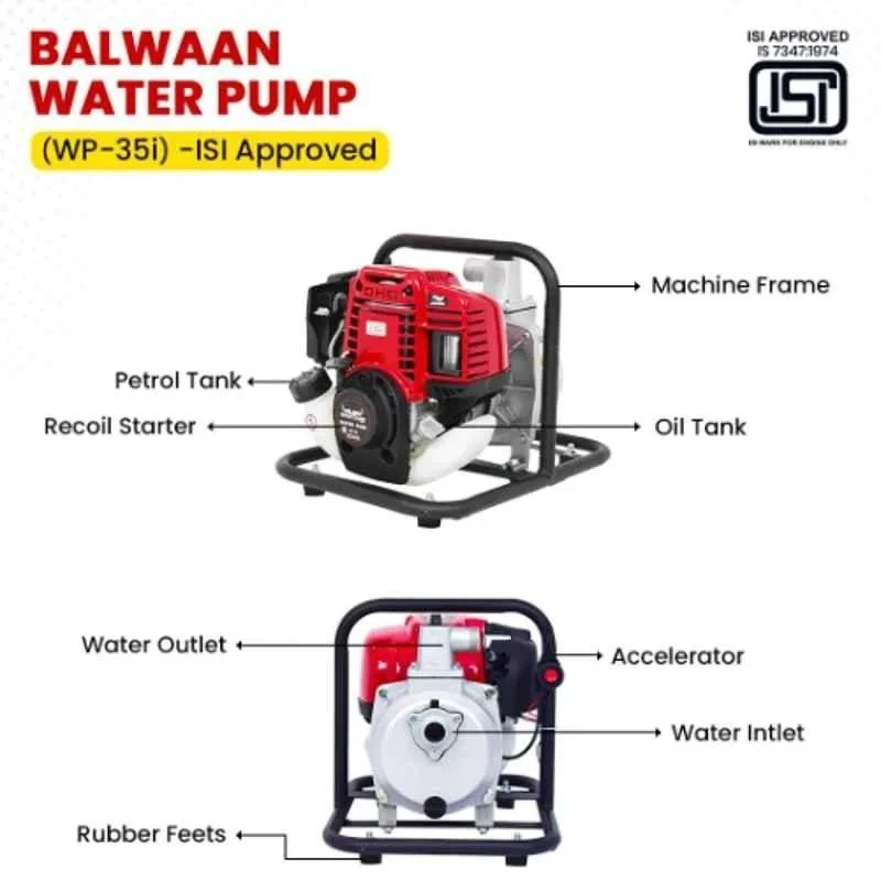 Shop Balwaan WP-35i Water Pump 35cc at Lowest Prices