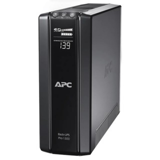 APC 230V Input UPS Inverter Line Interactive 1500 VA, 865 W, Back-UPS Pro BR1500G-FR