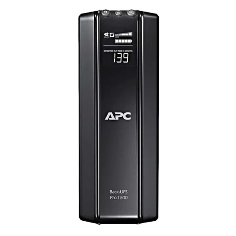 APC 230V Input UPS Inverter Line Interactive 1500 VA, 865 W, Back-UPS Pro BR1500G-FR
