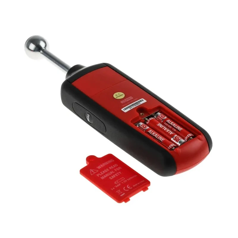 RS PRO Digital Pinless Moisture Meter 0.0 to 100.0% RH Measurement with Backlit LCD Display RS-128M