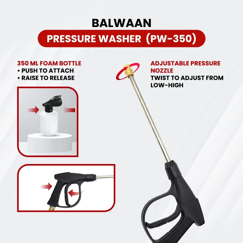 Buy Balwaan PW-350 Pressure Washer at Lowest Prices
